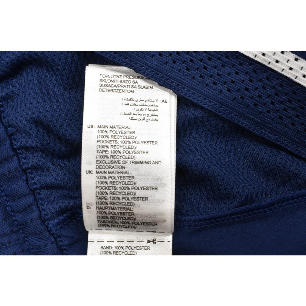 Adidas Men's Loose Fit Basketball Shorts Blue Regular Size M 7" Polyester NEW - Picture 3 of 8